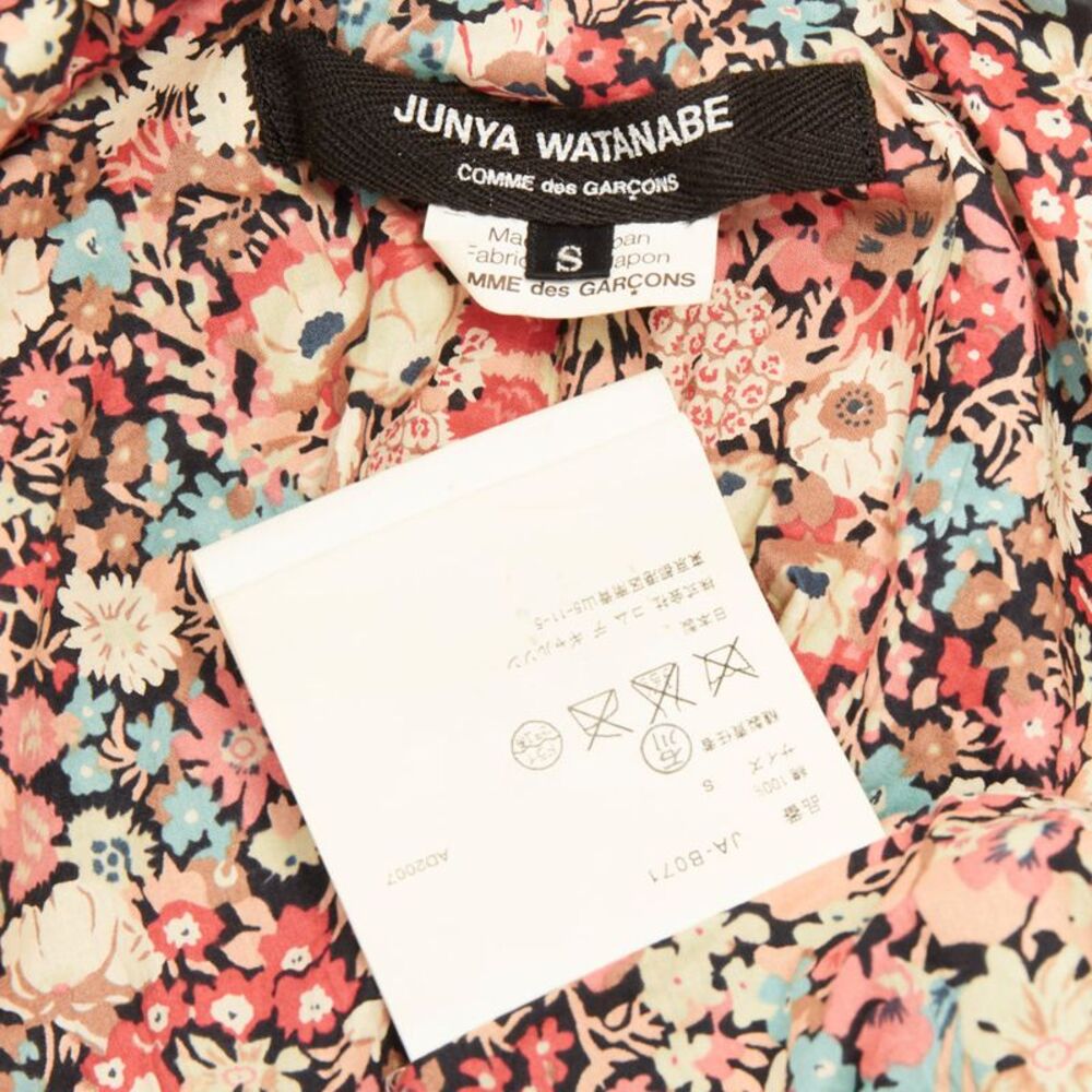 Junya Watanabe 2007 Multicolor Smocked Blouse - Picture 8 of 9